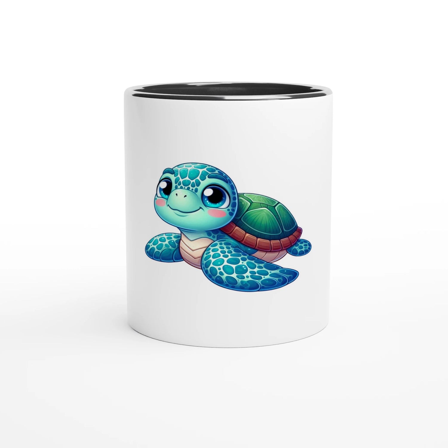 Cute Dolphin Mug with Color Inside