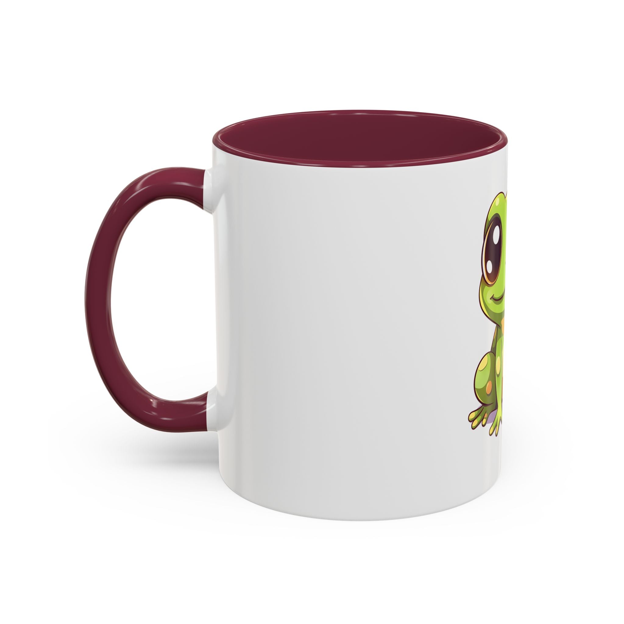 Cute Frog Coffee Mug — 11oz Colorful Ceramic Cup
