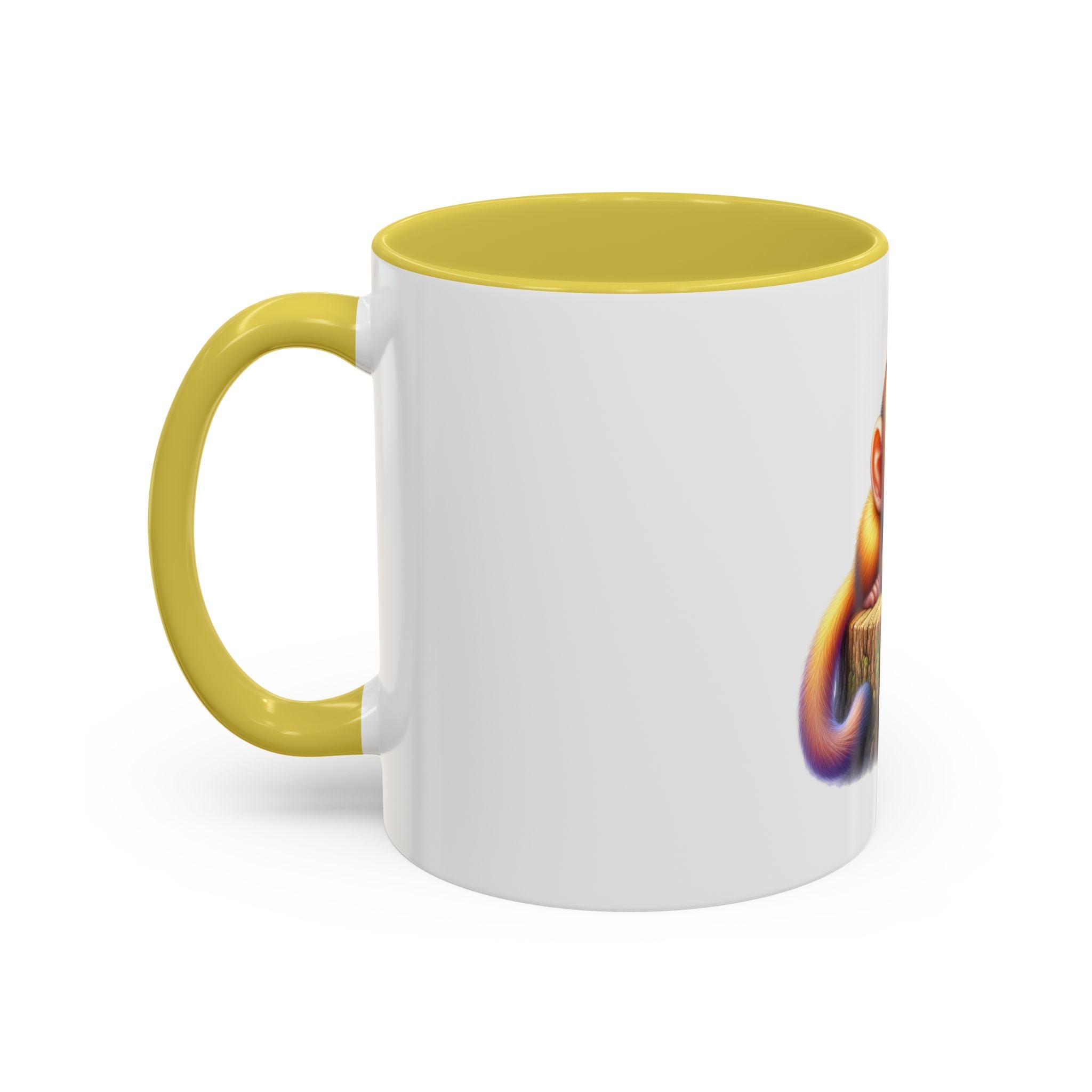 Cute Baby Monkey Coffee Mug — Colorful 11oz Ceramic Mug