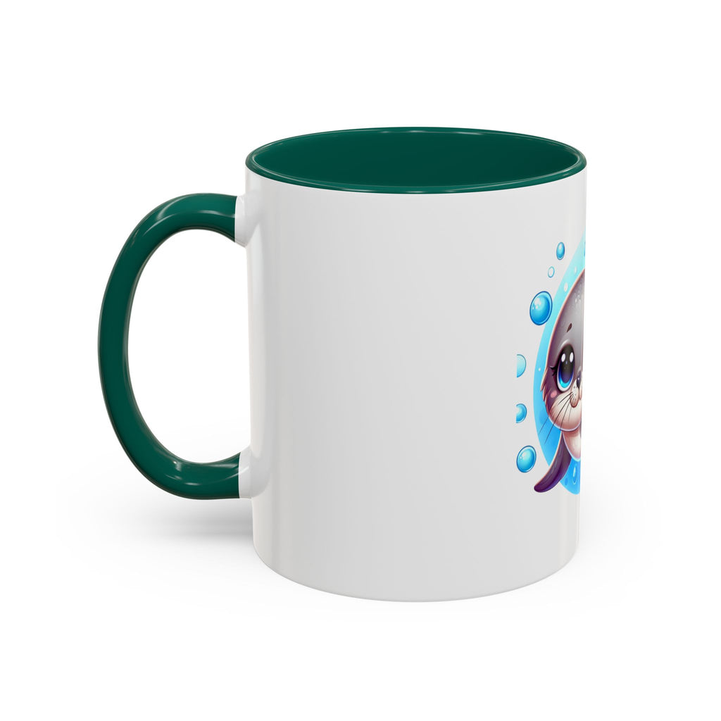 Cute Seal Coffee Mug – Adorable Ocean Animal 11oz Colorful Ceramic