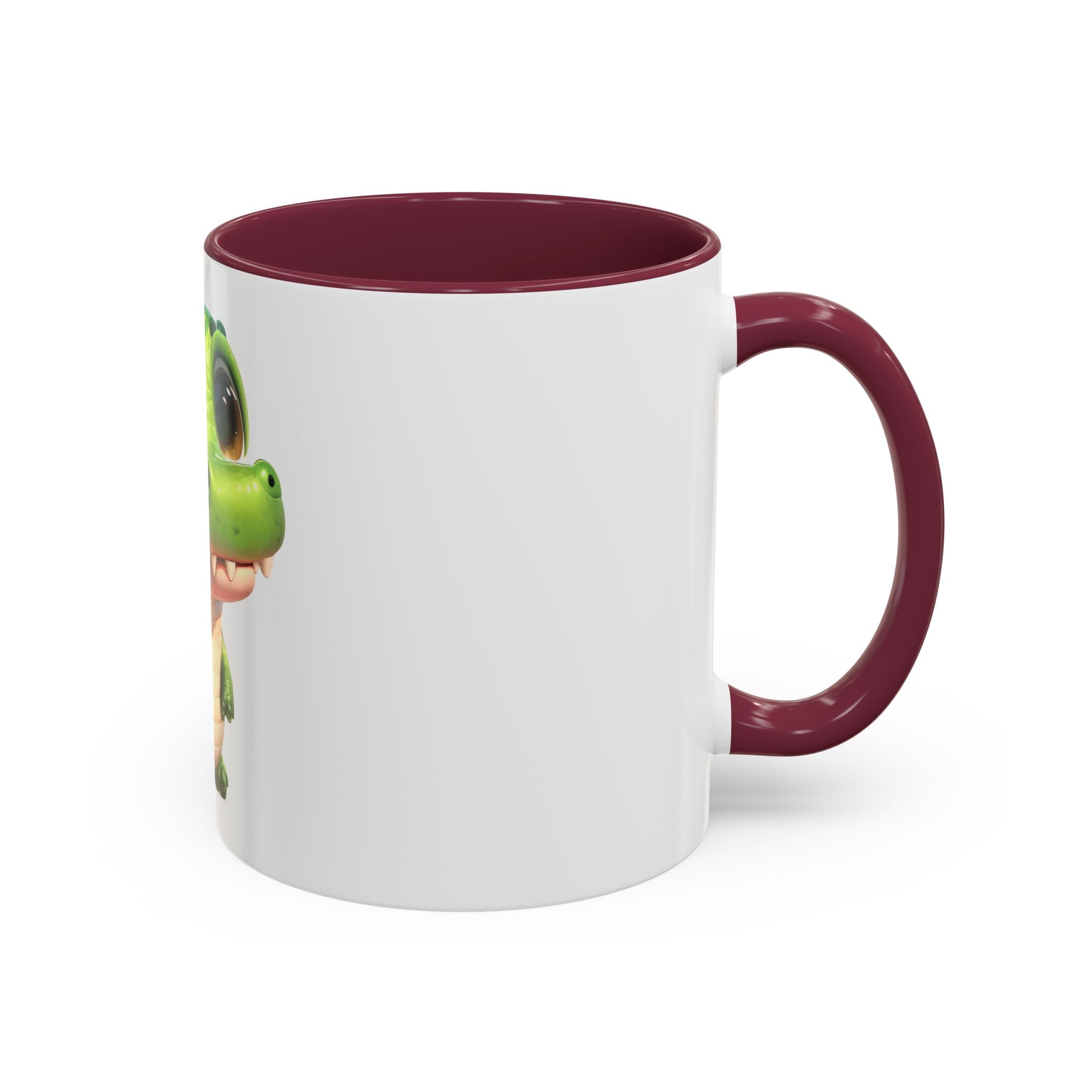Cute Baby Alligator Coffee Mug — Adorable Cartoon Crocodile 11oz
