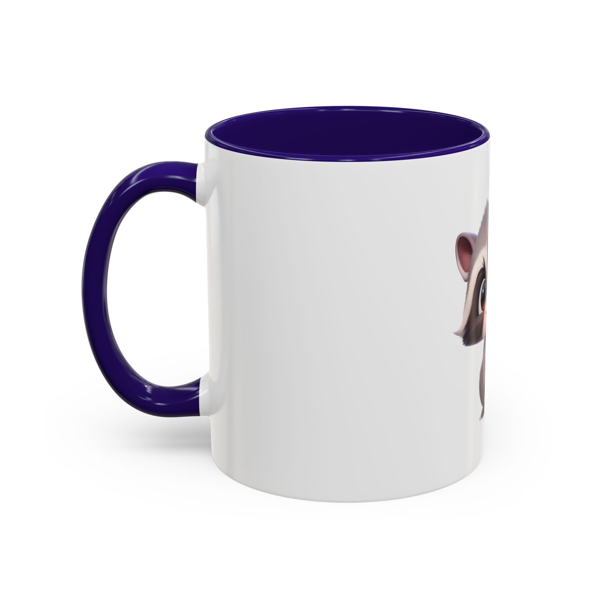 Cute Raccoon Coffee Mug – Adorable Animal Ceramic Mug (11oz)