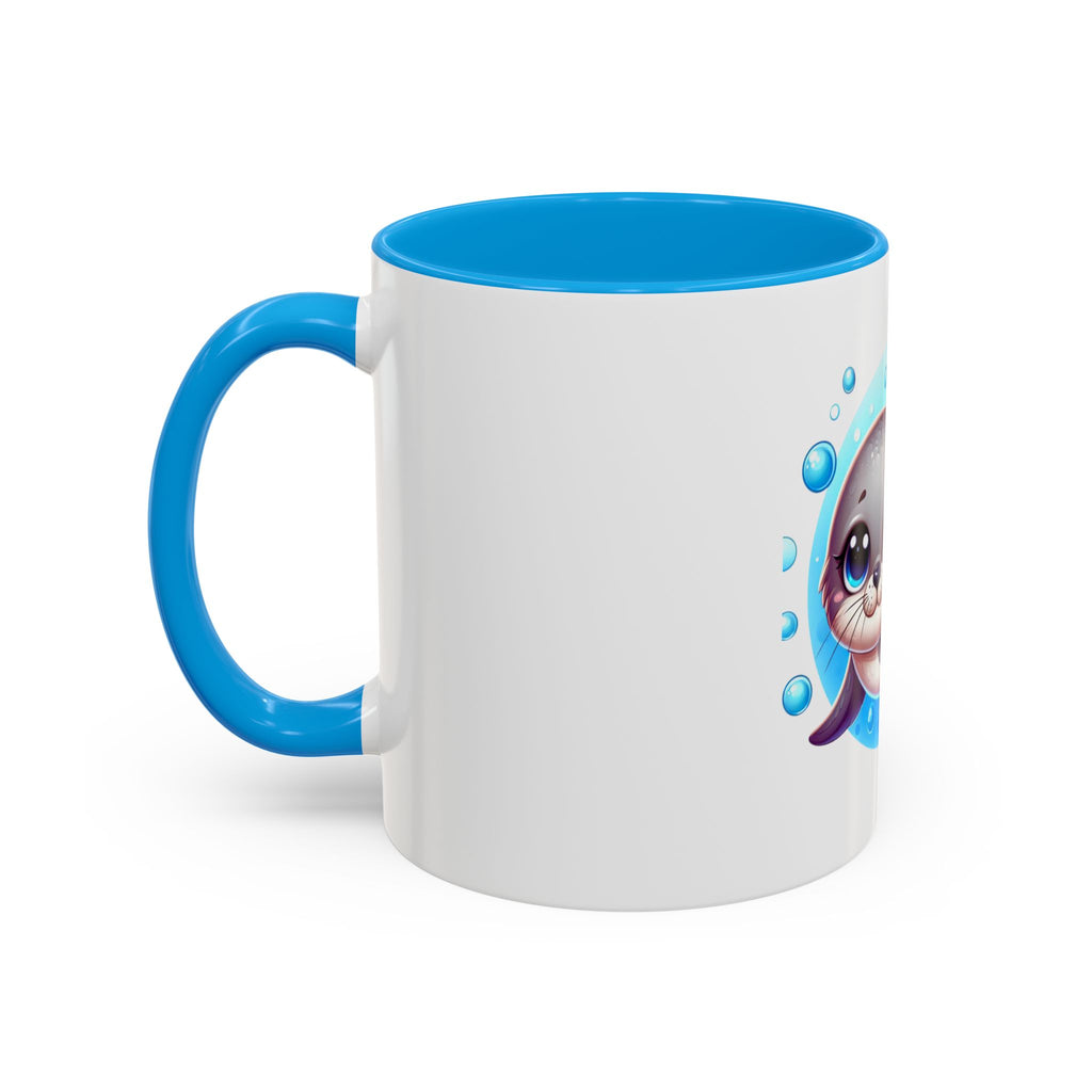 Cute Seal Coffee Mug – Adorable Ocean Animal 11oz Colorful Ceramic