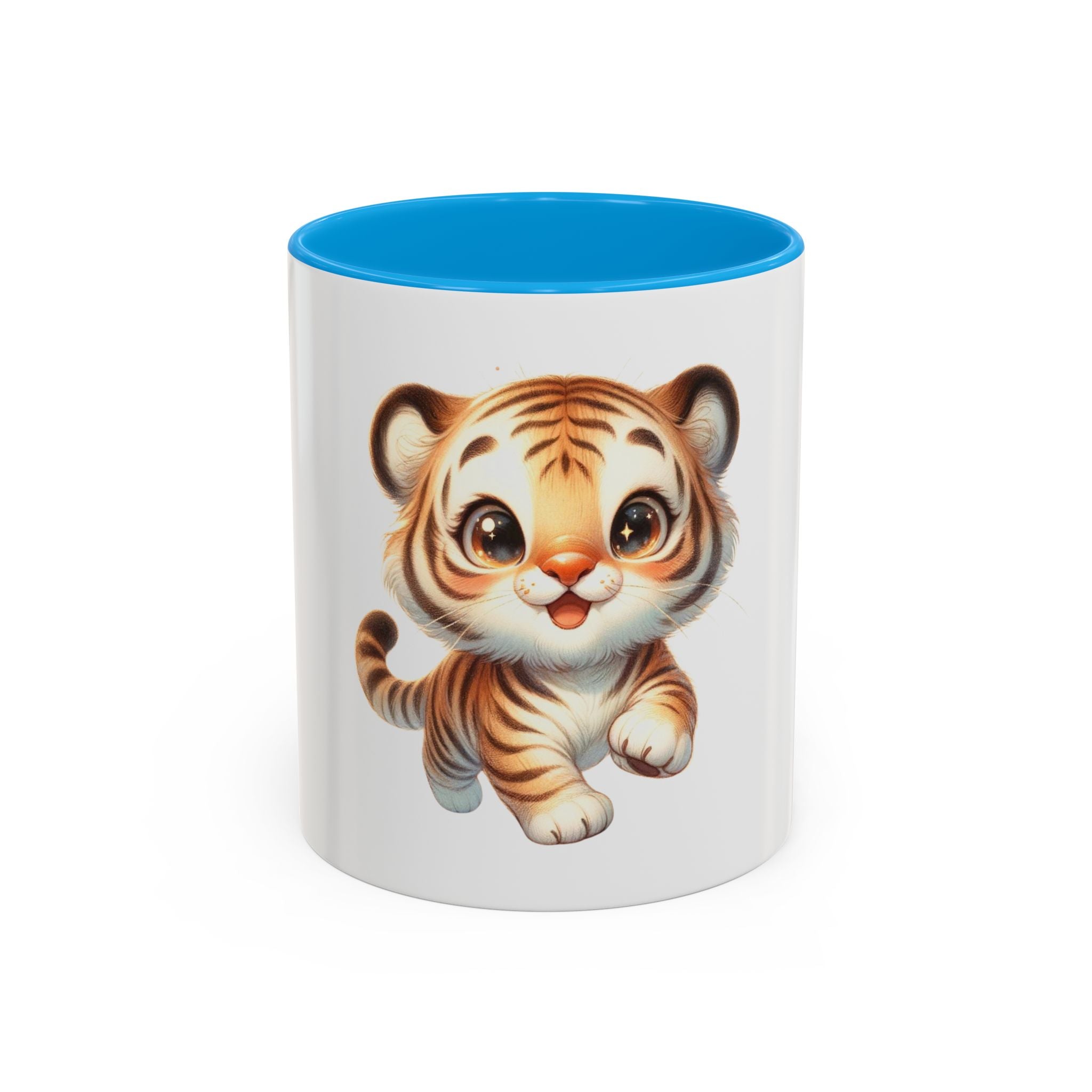 Cute Baby Tiger Mug — Adorable Cartoon Animal Coffee Cup (11oz)