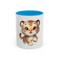 Cute Baby Tiger Mug — Adorable Cartoon Animal Coffee Cup (11oz)
