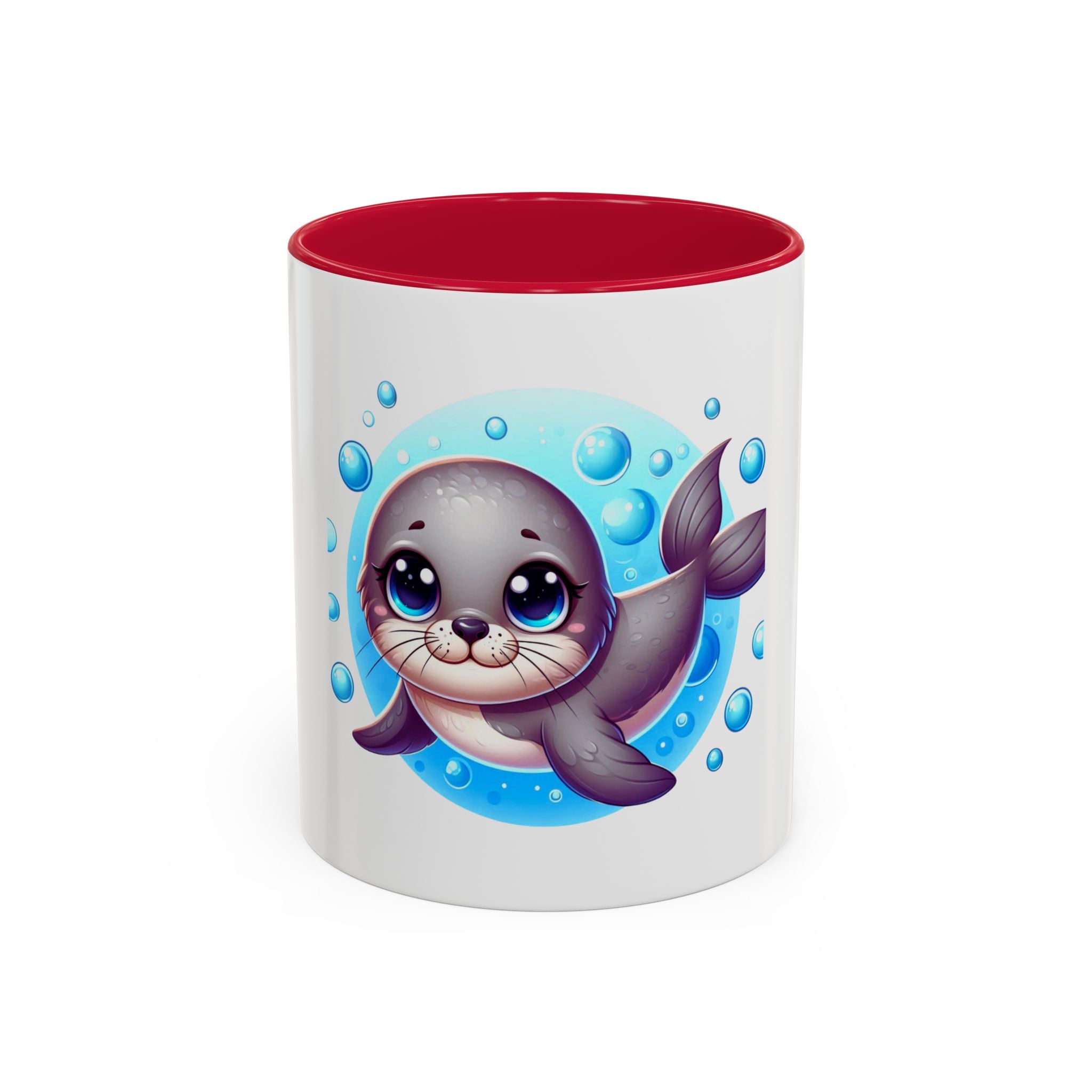 Cute Seal Coffee Mug – Adorable Ocean Animal 11oz Colorful Ceramic