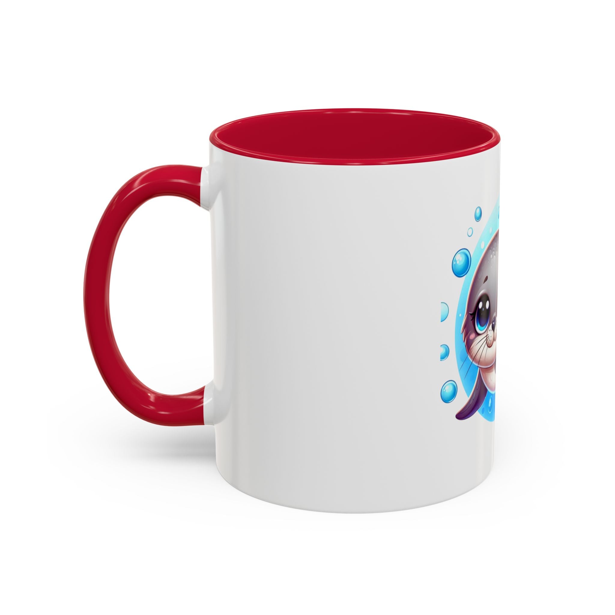 Cute Seal Coffee Mug – Adorable Ocean Animal 11oz Colorful Ceramic