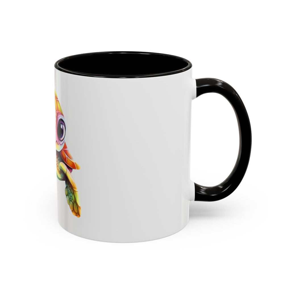 Cute Colorful Sea Turtle Mug — 11oz Ceramic Coffee Cup
