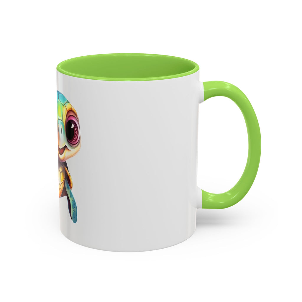 Cute Colorful Sea Turtle Coffee Mug (11oz)