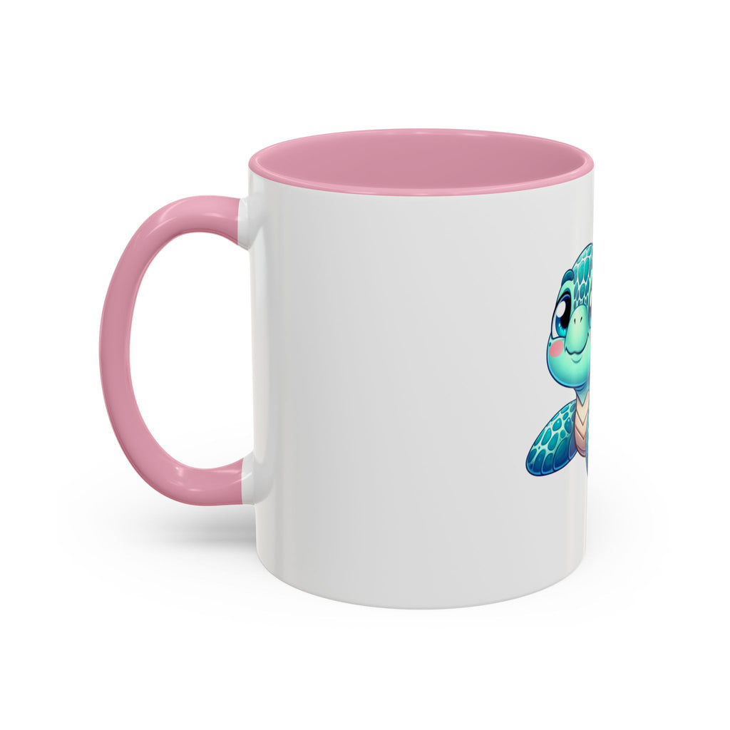 Cute Sea Turtle Coffee Mug (11oz) – Colorful Ocean Animal Ceramic Mug