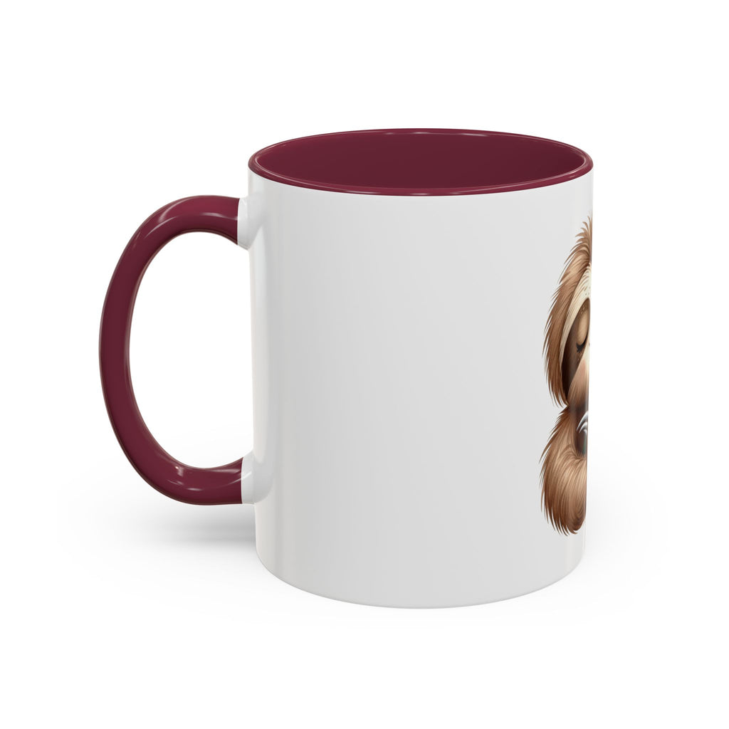 Cute Sloth Hug Coffee Mug (11oz) - Adorable Relaxing Animal Gift