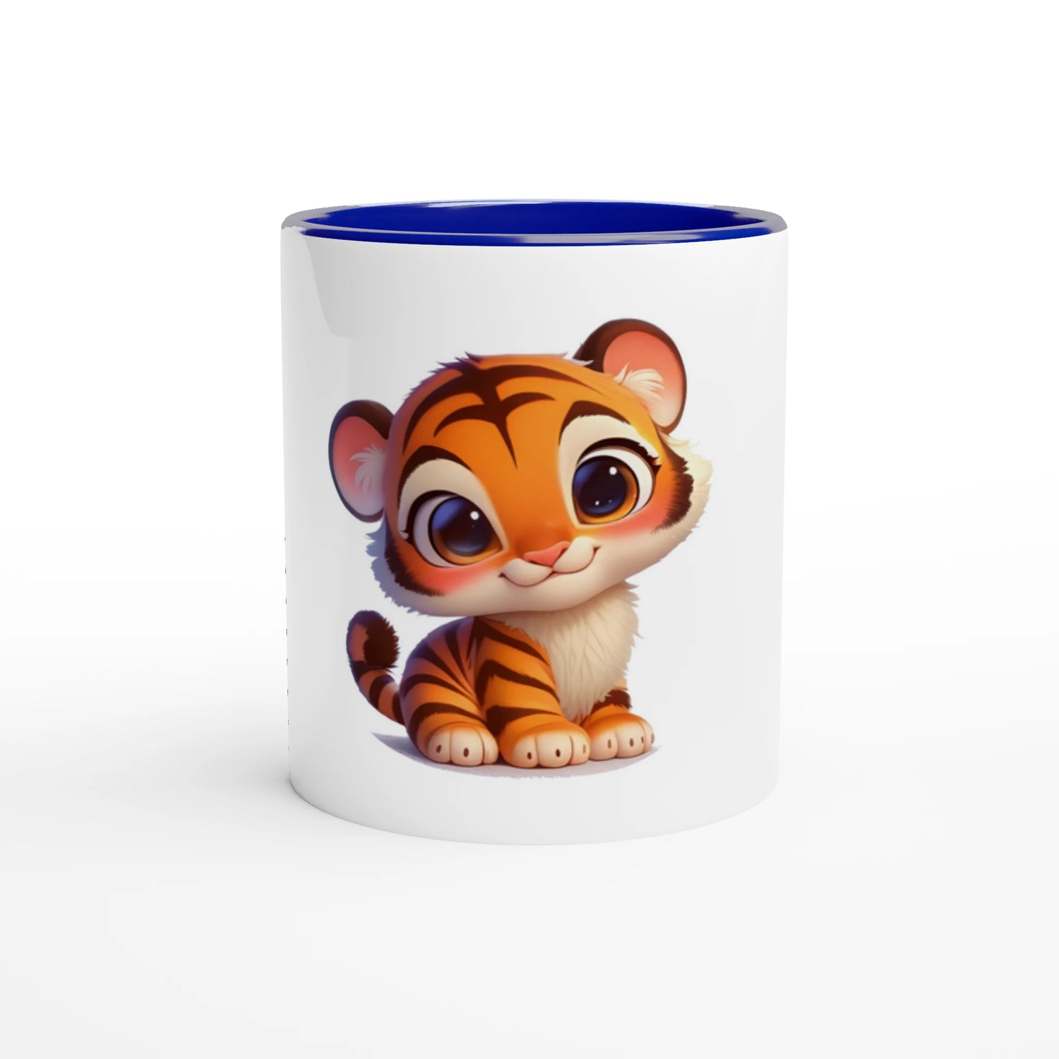 Cute Tiger Mug with Color Inside