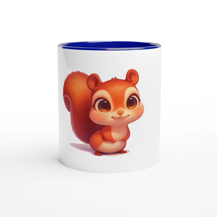 White Ceramic Mug with Color Inside