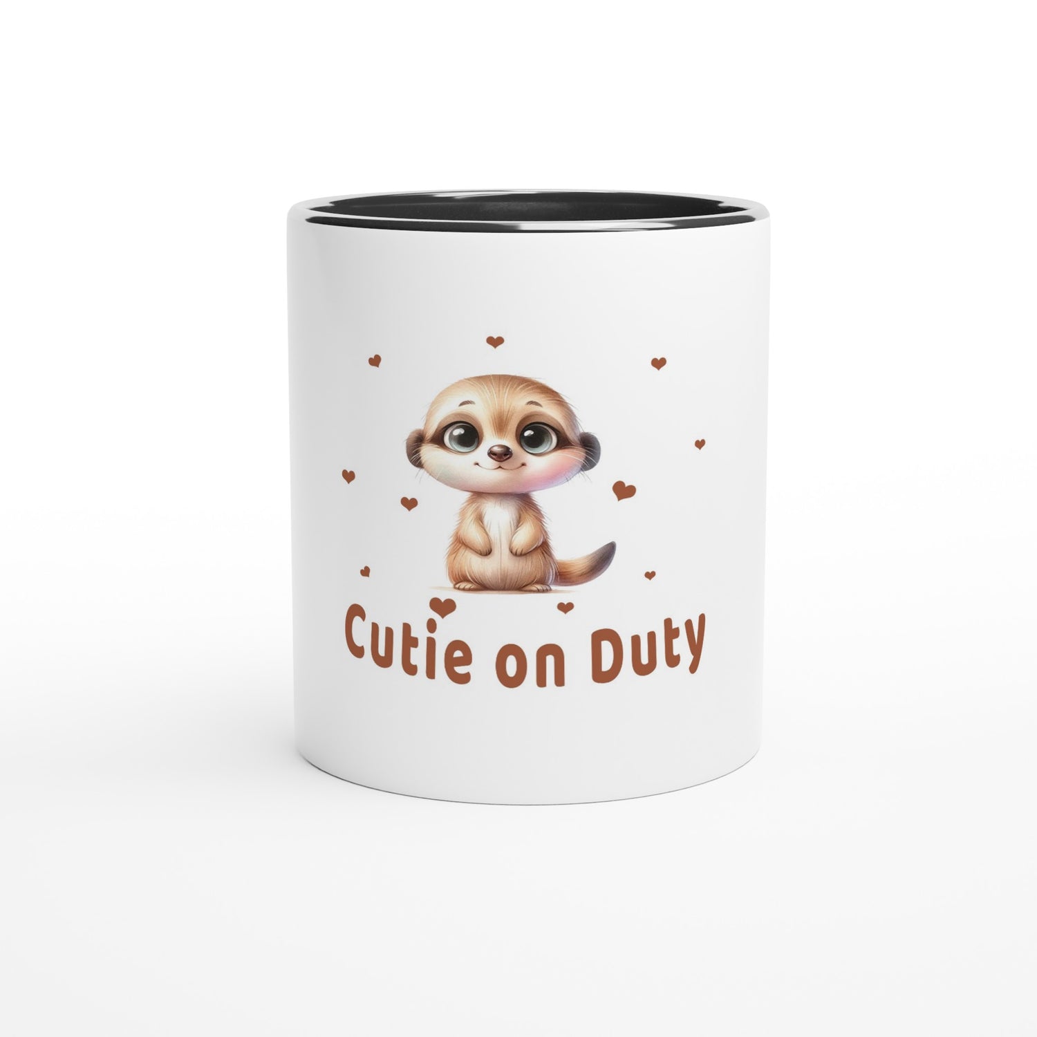 Cute Monkey Mug with Color Inside