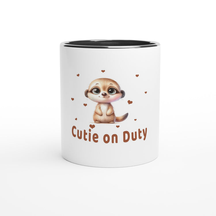 Cute Monkey Mug with Color Inside