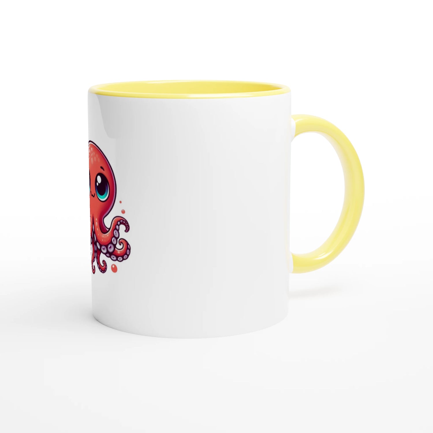 Cute Octopus Mug with Color Inside
