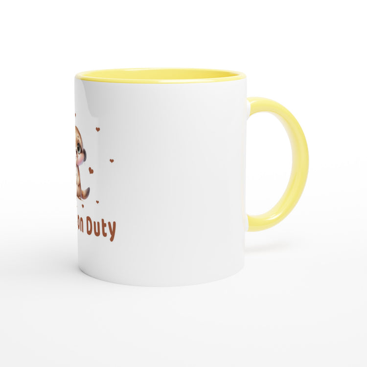 Cute Monkey Mug with Color Inside