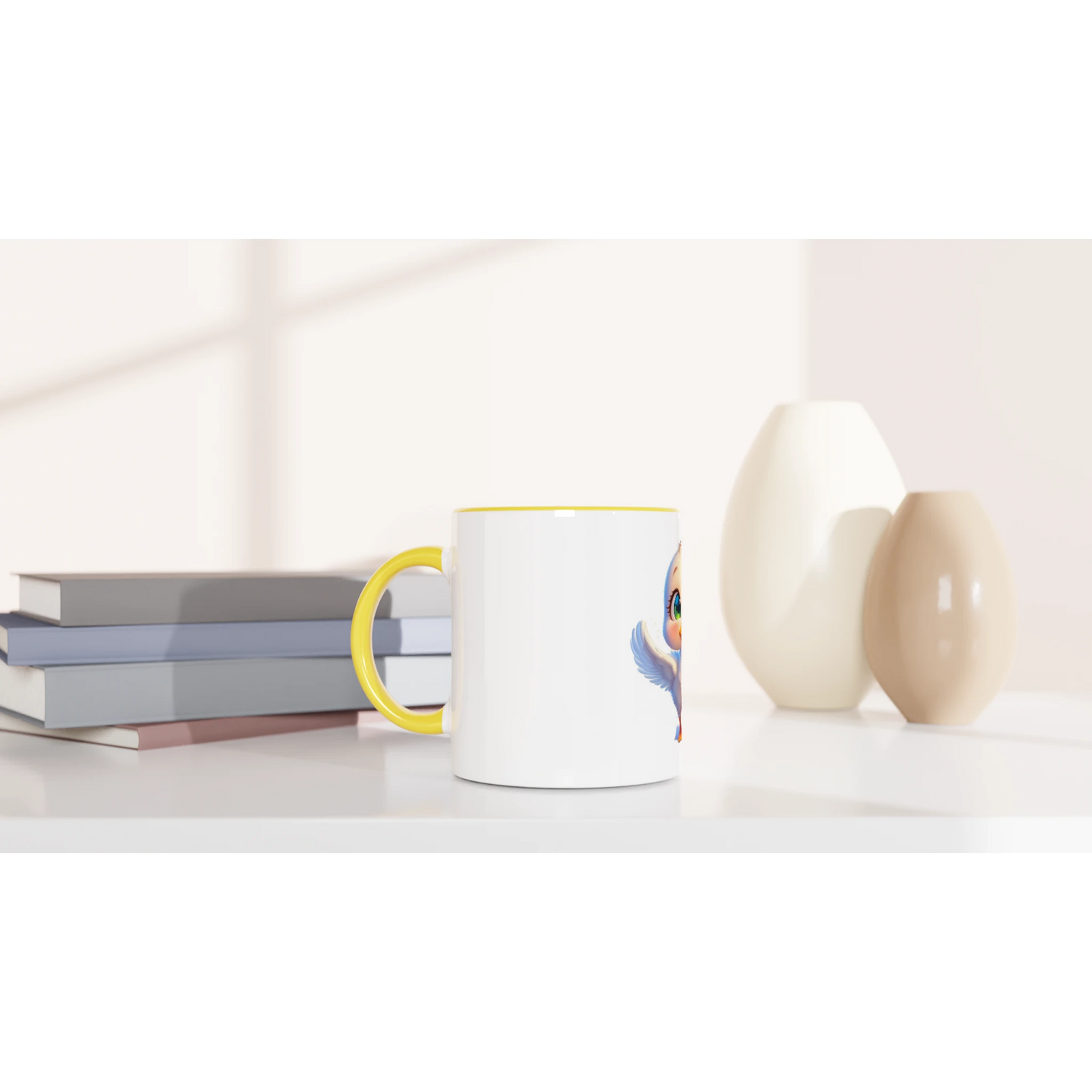 Cute Chick Mug with Color Inside