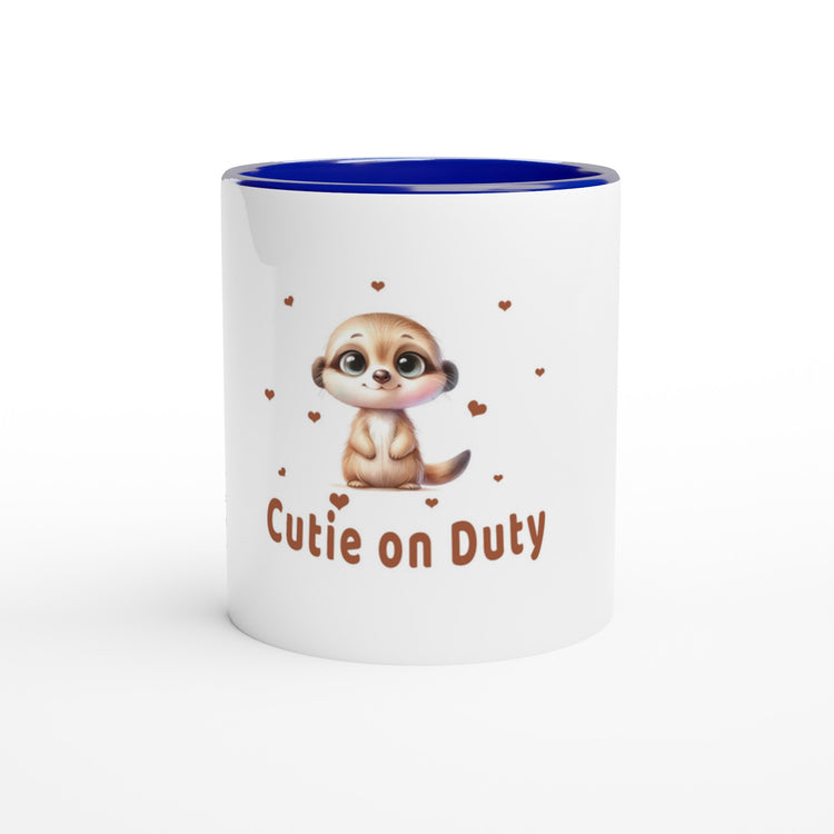 Cute Monkey Mug with Color Inside