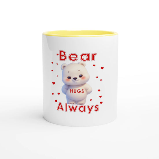 Cute Text Coffee Mug with Color Inside