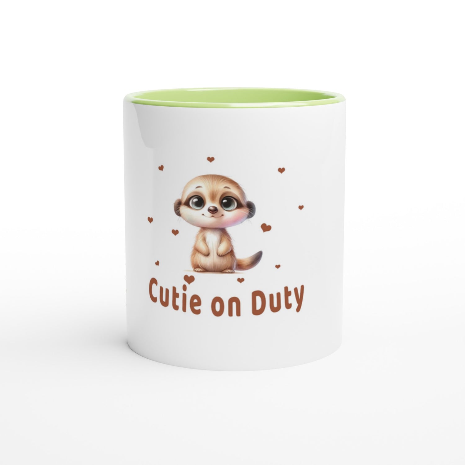 Cute Monkey Mug with Color Inside