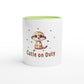 Cute Monkey Mug with Color Inside