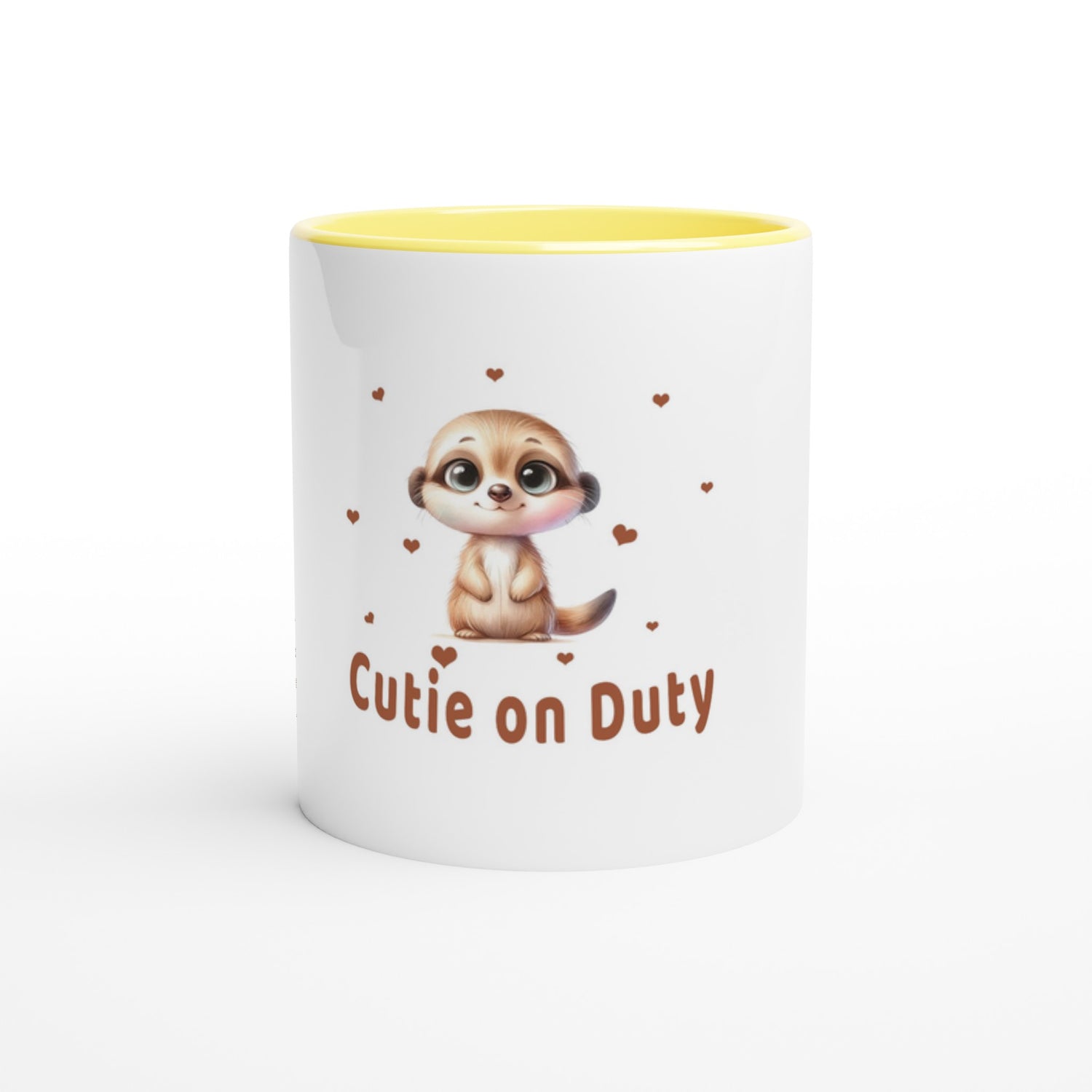 Cute Monkey Mug with Color Inside