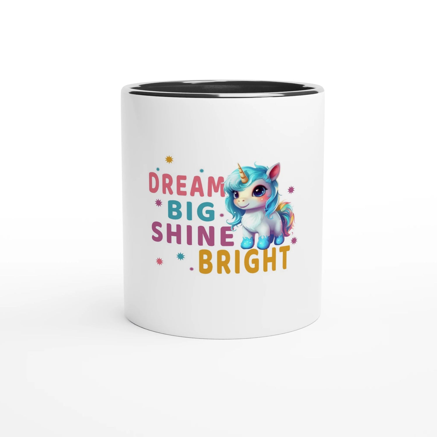 Colorful Abstract Mug with Color Inside