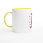 Cute Text Coffee Mug with Color Inside