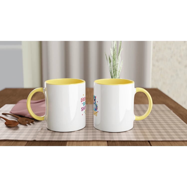 Colorful Abstract Mug with Color Inside