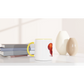 White Ceramic Mug with Color Inside