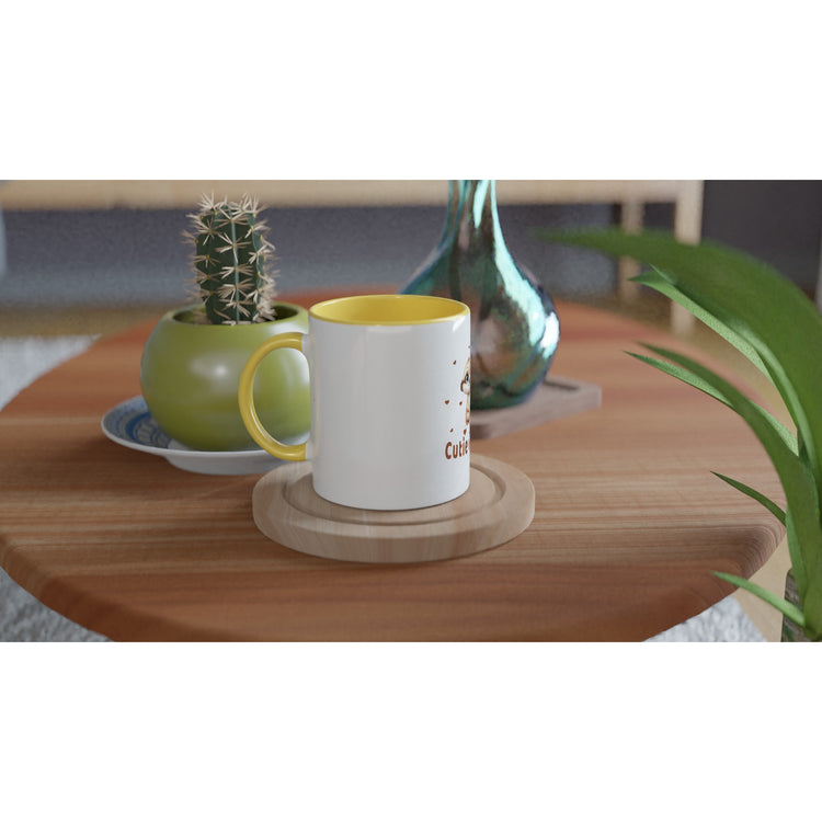 Cute Monkey Mug with Color Inside