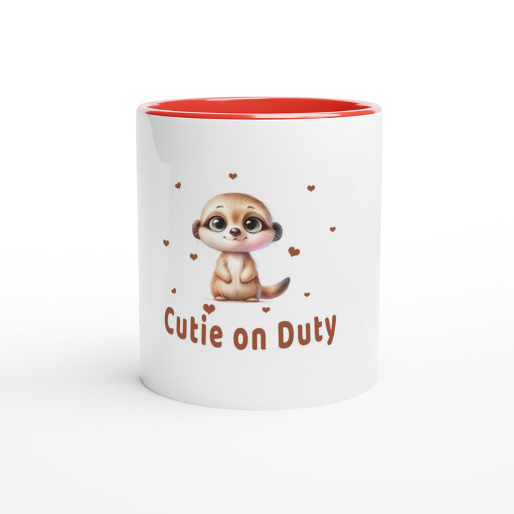 Cute Monkey Mug with Color Inside